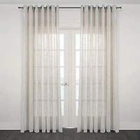 Foggia Semi- Sheer Jacquard Grommet Panel