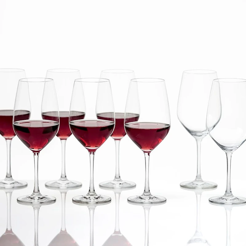 Forte Set of 6 + 2 Free Red Wine Glasses by Schott Zwiesel