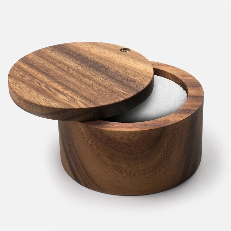 Salt Cellar Acacia Wood
