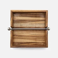 Acacia Wood Napkin Holder