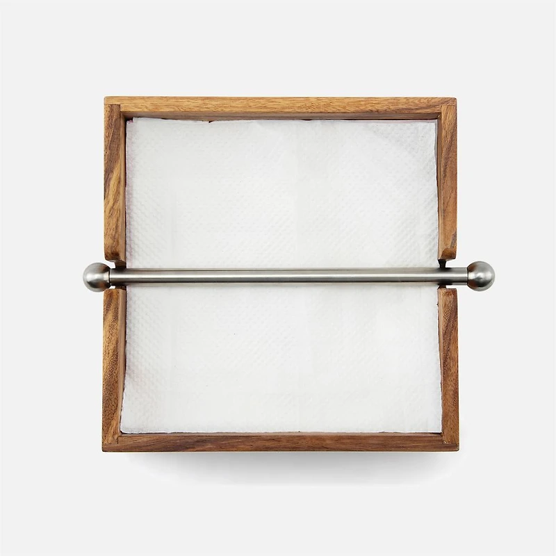Acacia Wood Napkin Holder