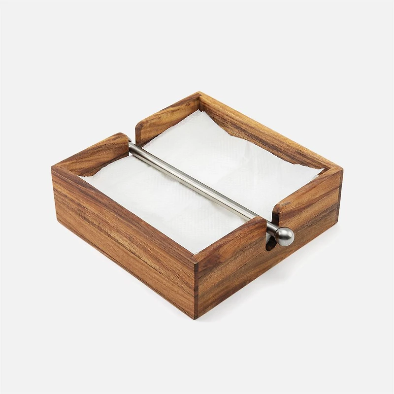 Acacia Wood Napkin Holder