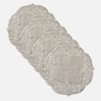 Lenox French Pearl Round Placemat - Set of 4