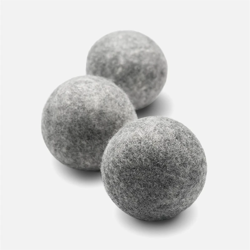 Balles de séchage écologiques Gleener - Ensemble de 3 - Gris