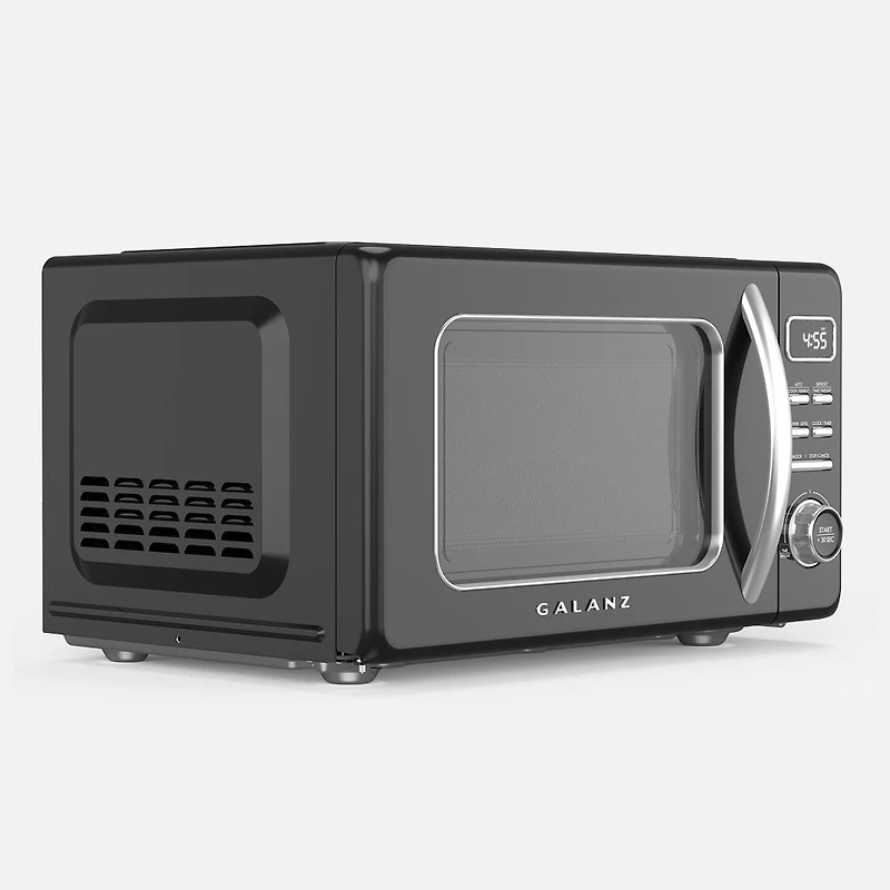 Galanz four à micro-ondes rétro de comptoir - noir 