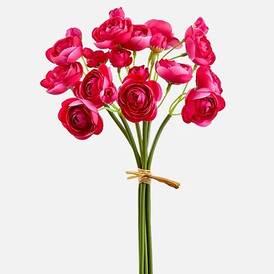 Gino Signature Mini Ranunculus Bouquet - Fuchsia