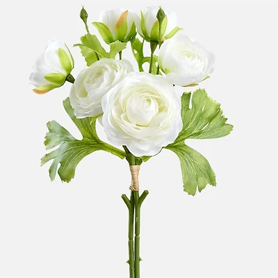 Bouquet De Ranunculus - Crème, 13"