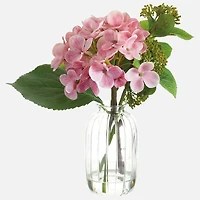Artificial Hydrangea Skimmia - Pink