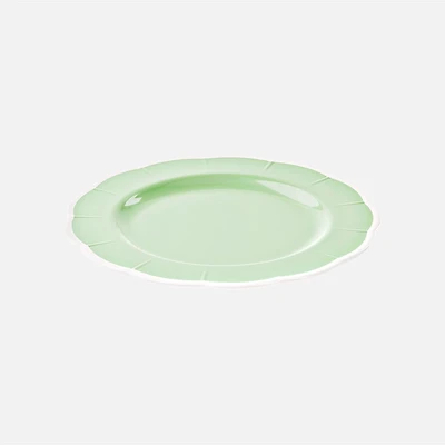 Flora Assiette à dîner, 28 cm - Vert pâle