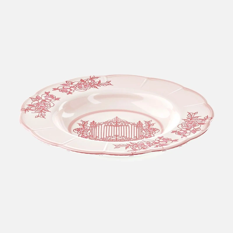 Josephine Soup Plate, 24cm - Dusty Pink