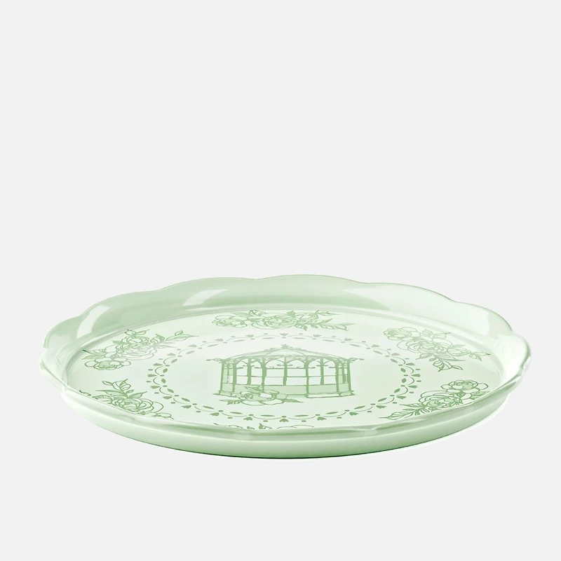 Josephine Grand plat rond - Vert