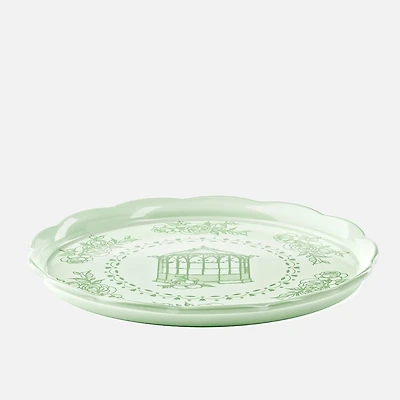 Josephie Large Round Tray - Dusty Green