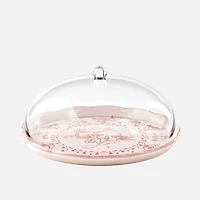 Josephine Cake Serving with Dome - Dusty Pink