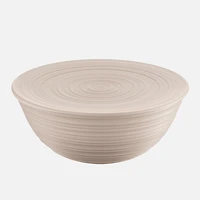 Tierra Bowl With Lid, XL - Taupe