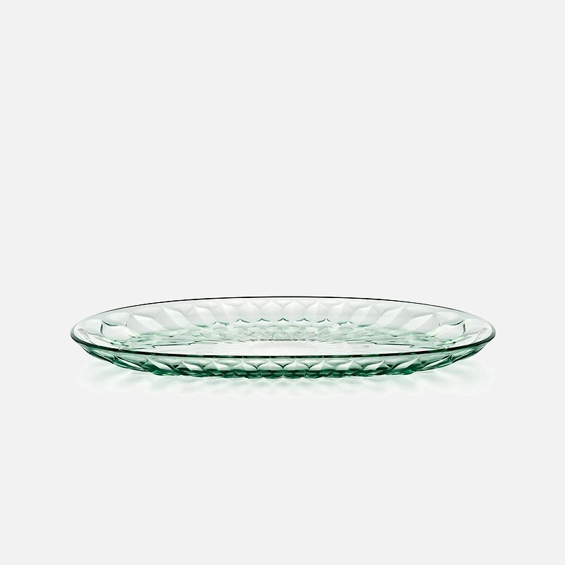Grand plateau ovale matcha vert « Vanity » par Guzzini