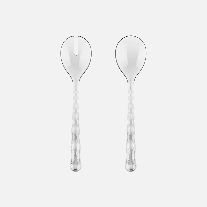 Guzzini Vanity Service à salade, 2 pièces - Transparent