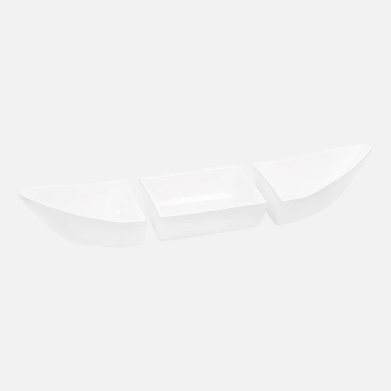 Canoe 3-piece Serving Dish Set