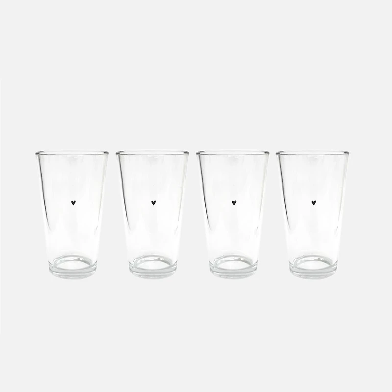Single Heart With Love Glass