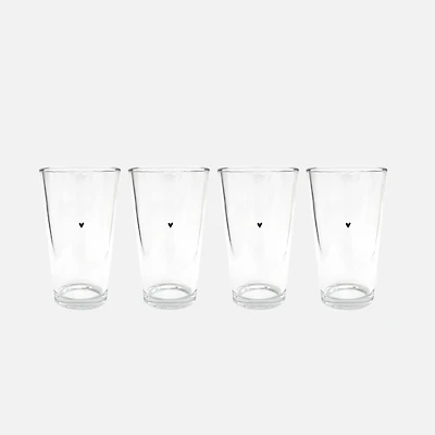Single Heart With Love Glass