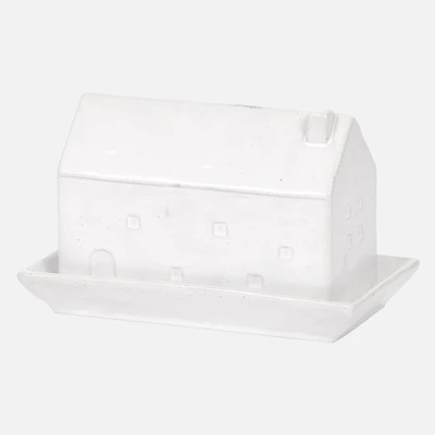 House-shaped Ceramic Butter Dish