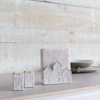 House-shaped Ceramic Salt & Pepper Shaker Set