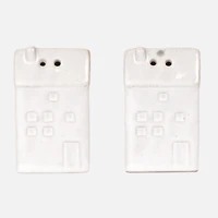 House-shaped Ceramic Salt & Pepper Shaker Set