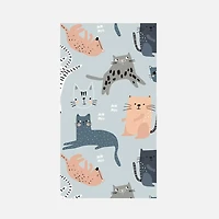 Paquet de 16 serviettes de chats d'invité