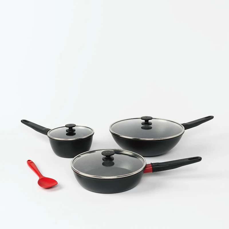 ZWILLING Now DURASLIDE® Batterie de cuisine en aluminium forgé, 6 pièces