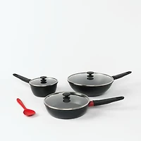 ZWILLING Now DURASLIDE® Batterie de cuisine en aluminium forgé, 6 pièces