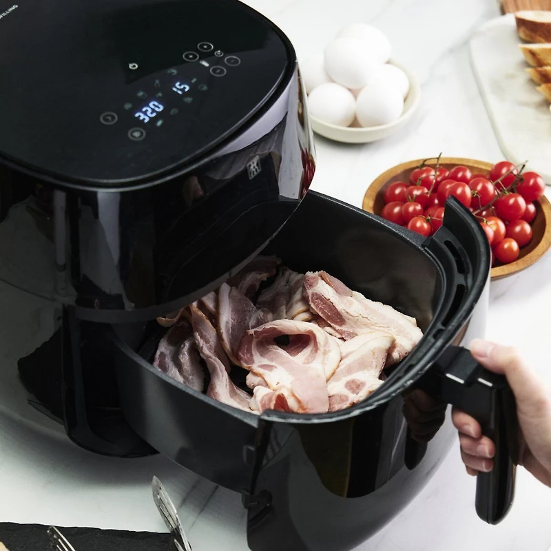 ZWILLING Ceramic Coated Air Fryer Black - 4L