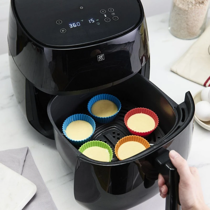 ZWILLING Ceramic Coated Air Fryer Black - 4L