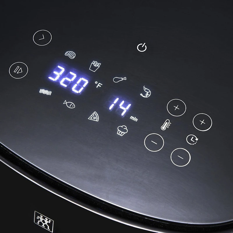 ZWILLING Ceramic Coated Air Fryer Black - 4L