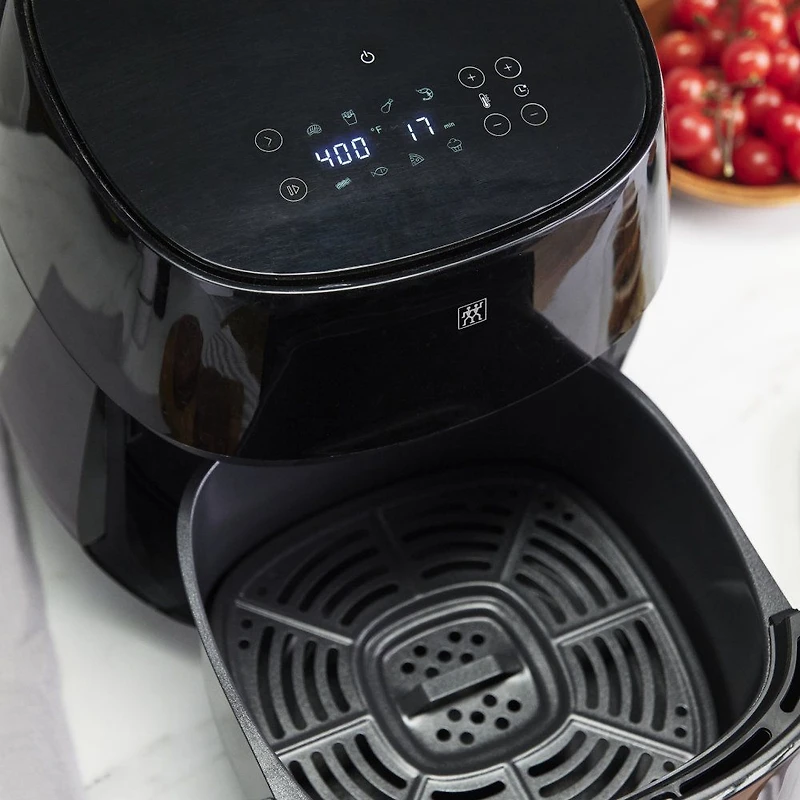 ZWILLING Ceramic Coated Air Fryer Black - 4L
