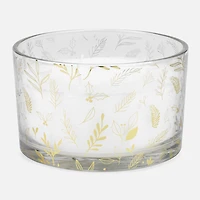 Scented Glass Candle Gold Foliage - Large