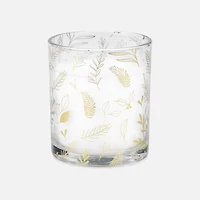 Scented  Glass Candle Gold Foliage - Small