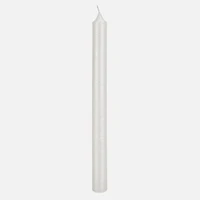 White Dinner Candles, Set of 4 -10"