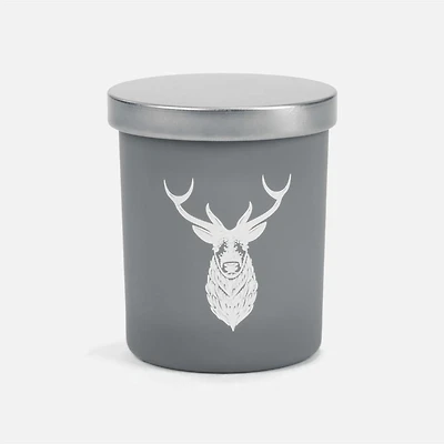 Scented Candle in Jar, Grey - 3.5"