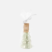 Ornament Tree Shaped Candle, Medium - Green