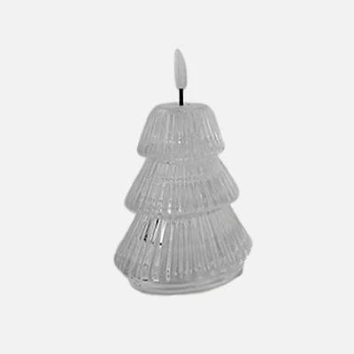 LED Clear Candle Tree - 13cm