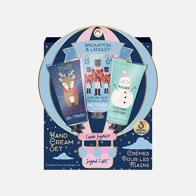Coffret de crèmes pour les mains, ensemble de 3