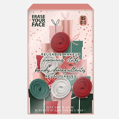 Reusable Makeup Removing Cloths, Pack of 6