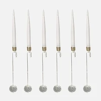 Hanging Candle Accents LED with On/Off Timer Remote, Box of 6