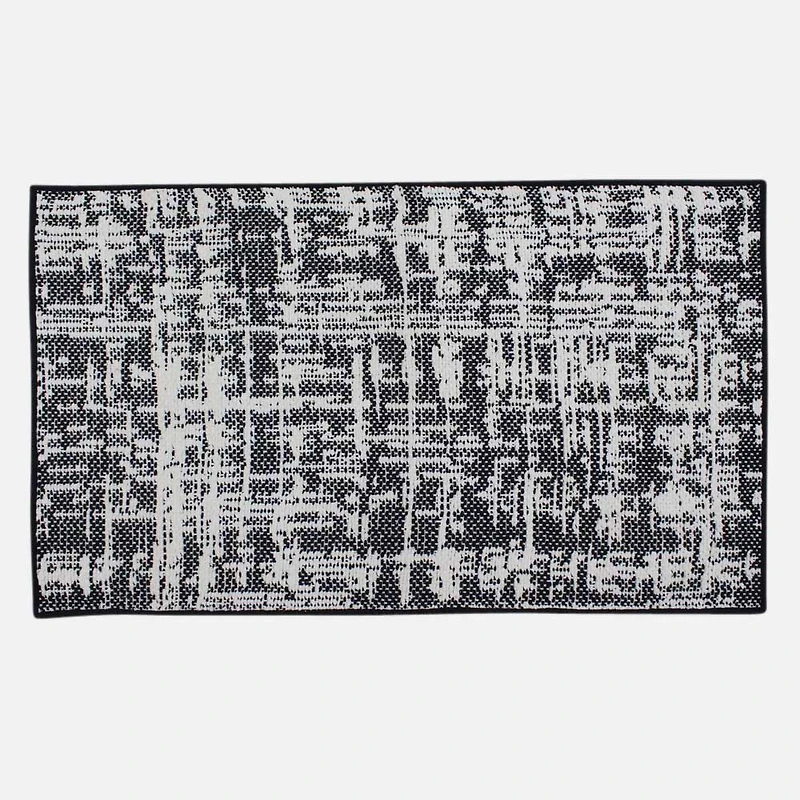Hudson Chenille Carpet - 27 x 45", Black