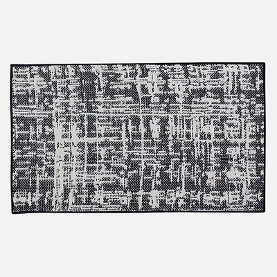 Hudson Chenille Carpet - 27 x 45", Black