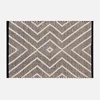 Hudson Cotton Rug - Black