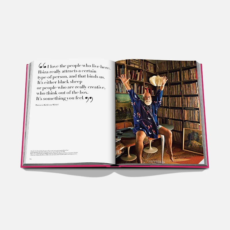 Beau livre pour photographies décoratif par Assouline - « Ibiza Bohemia »