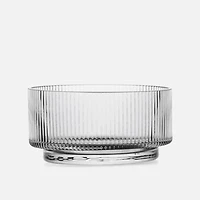 Brilliant Ribbed Bols à trempette, ensemble de 4 - Transparent 