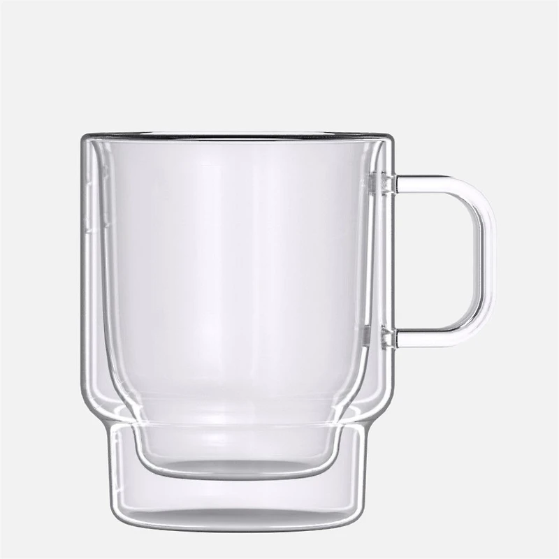 Ensemble de 2 tasses à café « Double Double » empilables par Brilliant