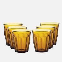 Duralex Picardie verres, Ensemble de 4 - Ambre