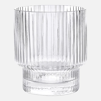 Ribbed Whisky Glass 340ml - Set of 4